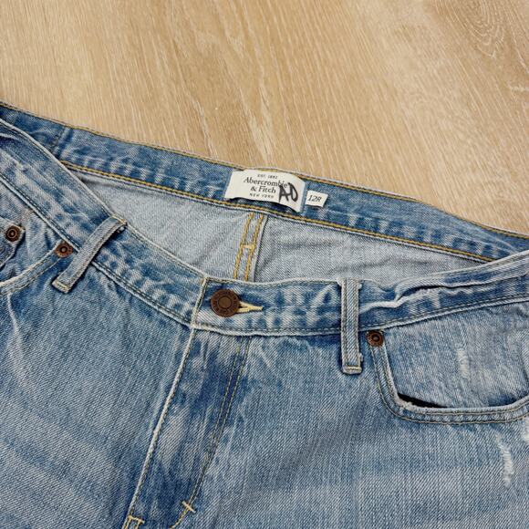 Women’s Abercrombie & Fitch Emma Bootcut Jeans Light Wash Size 12R - Picture 3 of 7